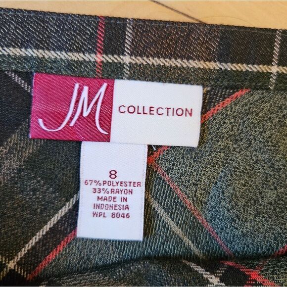 Vintage JM Collection Plaid Maxi Skirt - Picture 2 of 9